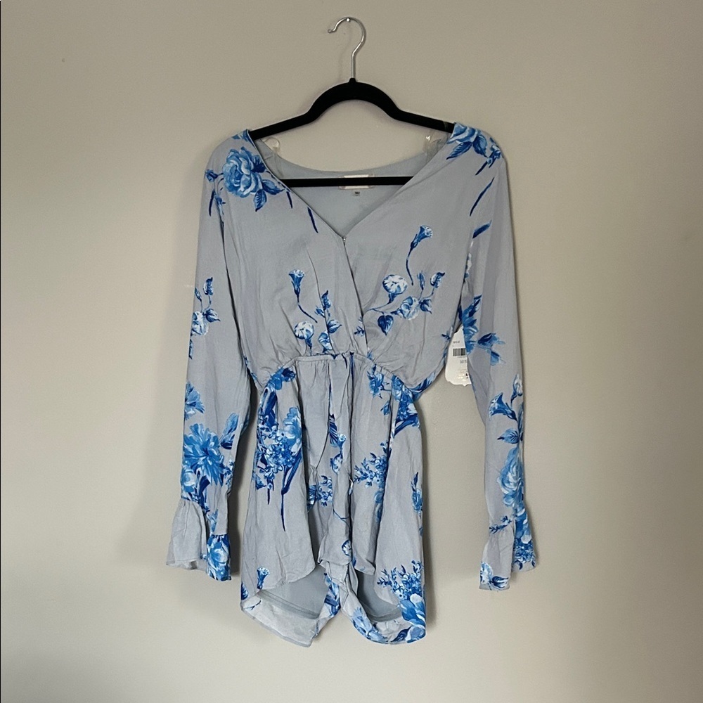 Altar'd State Light Blue Romper